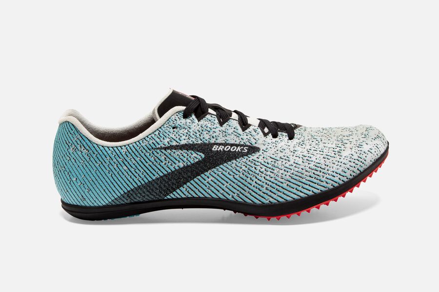 Brooks Israel Mach 19 Spikeless Spikes Shoes Mens - Grey/Black - QGL-846729